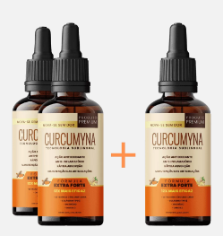 Curcumyna 3 frascos – Tratamento completo para mais vitalidade e imunidade